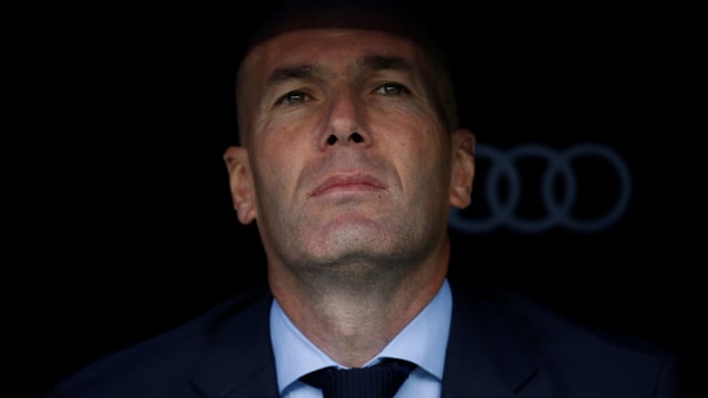 Zinedine Zidane before the match. (Foto: REUTERS/Javier Barbancho)