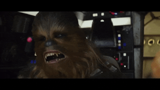 Chewbacca dan Porg di Star Wars: The Last Jedi. (Foto: Star Wars via YouTube)