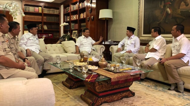Pertemuan Prabowo dengan Waketum (Foto: Soejono Saragih/kumparan)