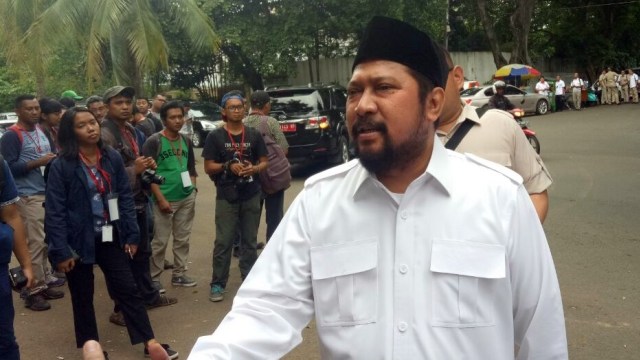 Jamal Mirdad di Kediaman Prabowo Subianto Foto: Fahrian Saleh/kumparan