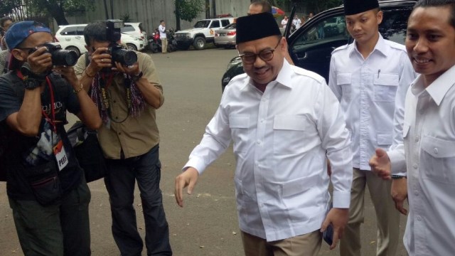 Sudirman Said Kediaman Prabowo Subianto  (Foto:  Rian/kumparan)