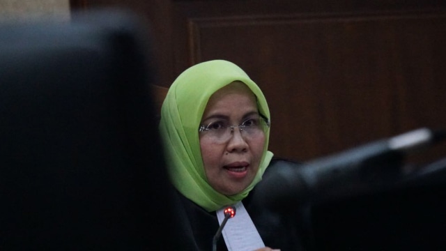 Jaksa Penuntun Umum sidang Setya Novanto (Foto: Fitra Andrianto/kumparan)