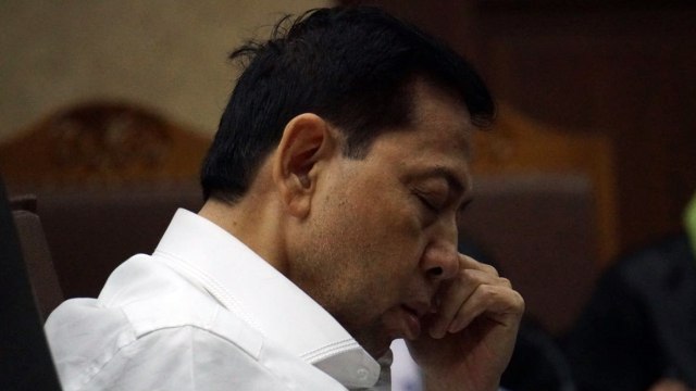 Setya Novanto Tertidur di Persidangan (Foto: Fitra Andrianto/kumparan )