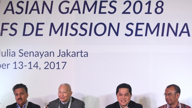 Seminar CDM Asian Games 2018. (Foto: ANTARA FOTO/Sigid Kurniawan)