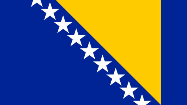 Bendera Bosnia Herzegovina (Foto: Wikimedia Commons)