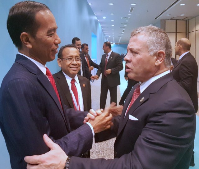 Presiden Jokowi, dan Raja Yordania (Foto: Dok. Istimewa)