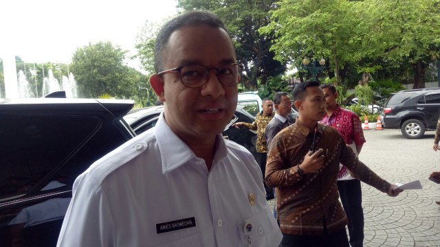Gubernur DKI Jakarta Anies Baswedan di Balai Kota (Foto: Nadia Jovita Injilia Riso/kumparan)