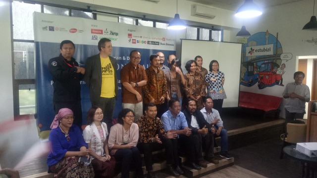 Peluncuran Indonesia Leaks (Foto: Johanes Hutabarat/kumparan)