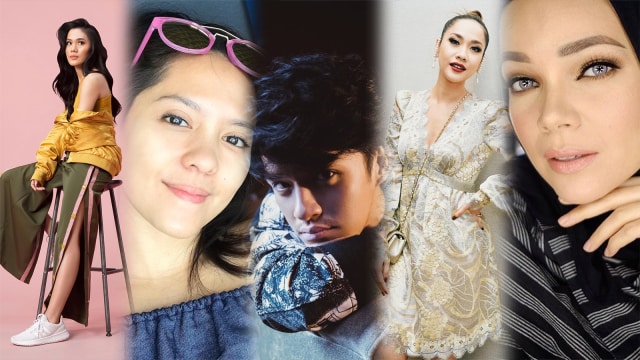 5 Seleb Indonesia (Foto: Instagram @sherylsheinafia, @LALAkarmela, @morganoey, @bclsinclair dan @dewisandra)