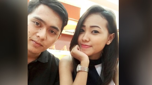 Siti Saidah alias Nindya dan suami. (Foto: Instagram @muhamad.kholili)