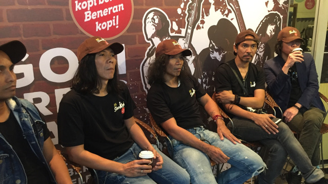 Slank dalam peluncuran "Slankopi"  (Foto: Munady)