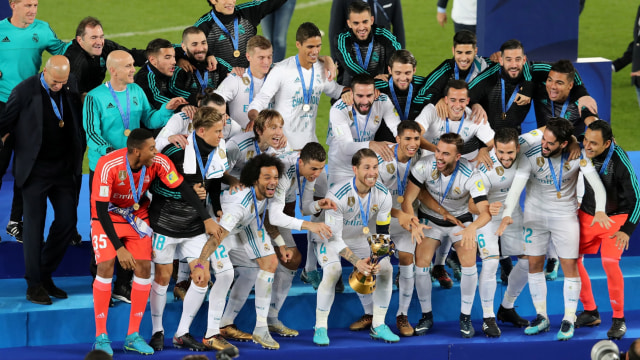 Real Madrid juara Piala Dunia Antarklub. (Foto: Reuters/Ahmed Jadallah)