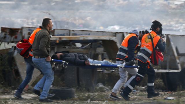Korban tembakan tentara Israel (Foto: AFP/Abbas Momani)