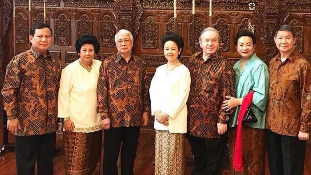 Prabowo dan keluarganya (Foto: Instragam @Prabowo)