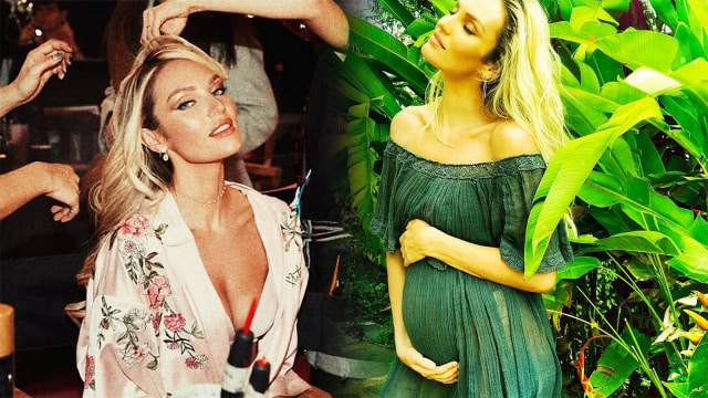 Candice Swanepoel hamil anak kedua  (Foto: Instagram @angelcandices)