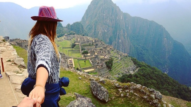 Wisatawan di Machu Picchu (Foto: Instagram/@aperezo12)