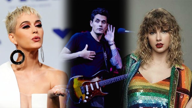 Katy Perry, John Mayer dan Taylor Swift (Foto: Reuters/Danny Moloshok, Instagram @johnmayer @taylorswift)