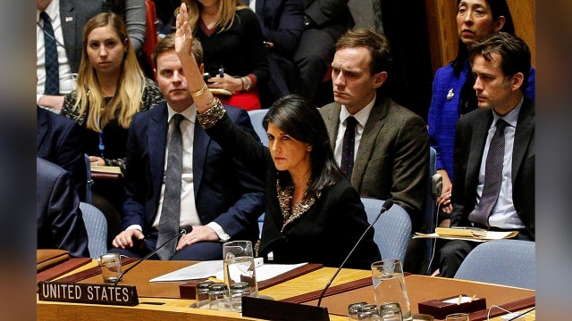 Dubes Amerika Serikat untuk PBB, Nikki Haley (Foto: Reuters/Brendan McDermid)