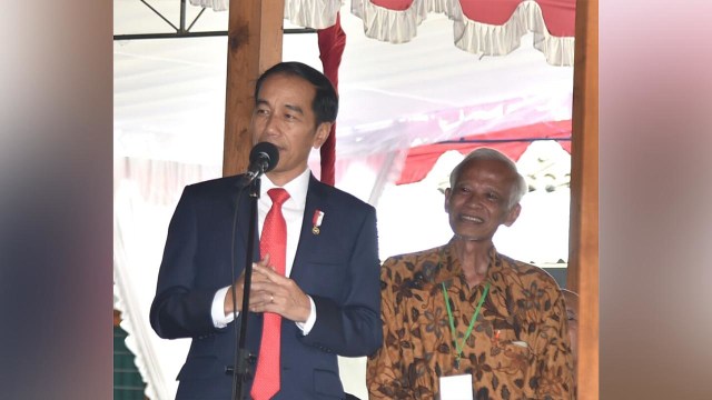 Jokowi di Dies Natalis ke-68 UGM. (Foto: Dok. Biro Pers Setpres)