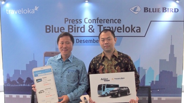 Kerja sama Traveloka dan Blue Bird Group. (Foto: Traveloka)