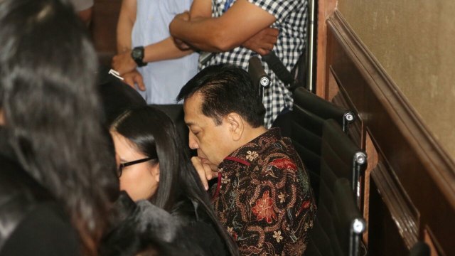 Setya Novanto di persidangan (Foto: Puti Cinintya/kumparan)