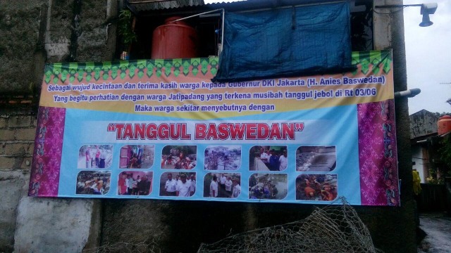 Tanggul Baswedan Jati Padang (Foto: Herasmaranindar/kumparan)