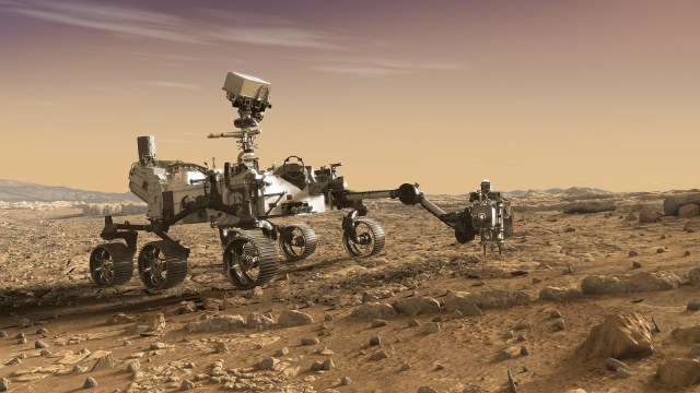 Tanah di Planet Mars  (Foto: NASA)