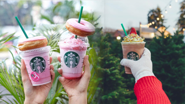 Deretan minuman Starbucks di tahun 2017 (Foto: Instagram @starbucks, @starbucksindonesia)