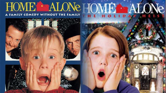 Poster film Home Alone dan Home Alone 5 (Foto: Istimewa)