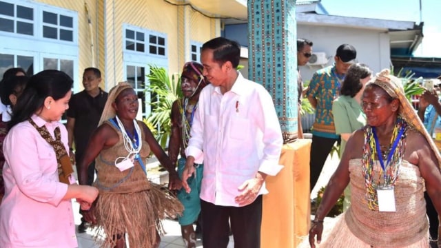 Presiden Jokowi Tinggalkan Nabire. (Foto: Dok. Biro Pers Setpres)