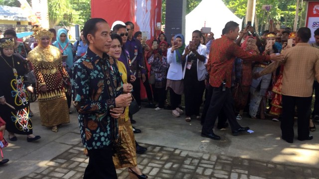 Presiden Jokowi di Hari Ibu Nasional 2017  (Foto: Yudhistira Amsal/kumparan)