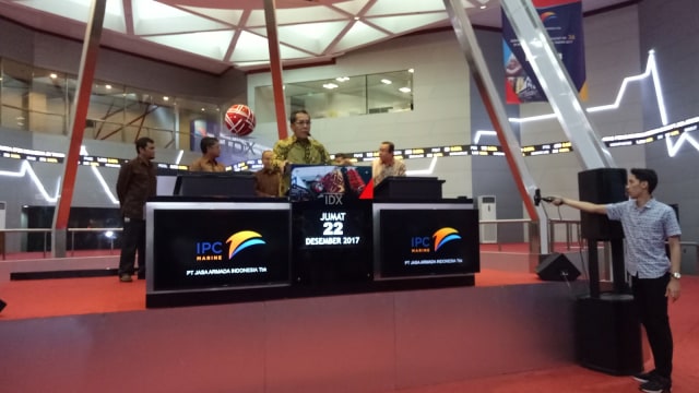 Saham PT Jasa Armada Indonesia Tbk (Foto: Ela Nurlaela/kumparan)