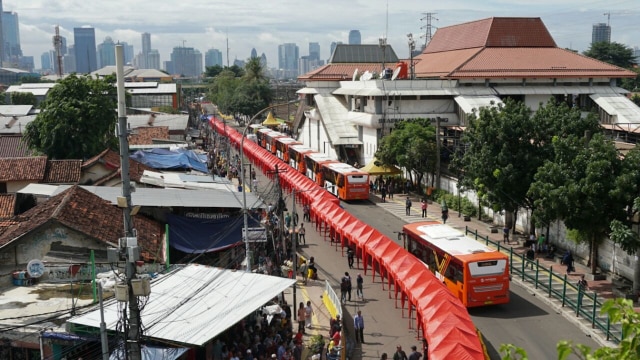 Suasana kawasan Pasar Tanah abang (Foto: Fanny Kusumawardhani/kumparan)