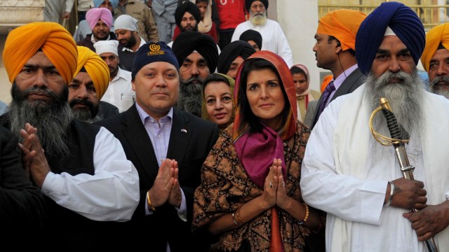 Nikki Haley Sikh. (Foto: AFP/Narinder Nanu)