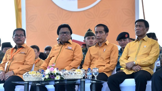 Jokowi di HUT ke-11 Hanura (Foto: Biro Pers Setpres)