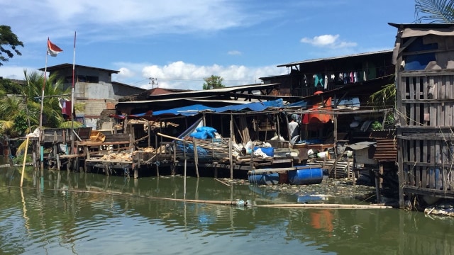 Pemukiman warga di Kampung Apung (Foto: Mirsan Simamora/kumparan)