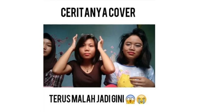 Cover Lagu Diganggu Ayam (Foto: Instagram/rachel_widiannisa)
