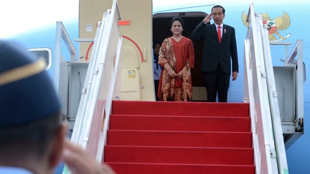 Jokowi & Iriana Bertolak ke Pontianak, Kalbar (Foto: Biro Setpres)