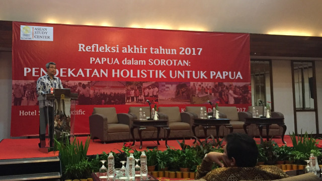 Diskusi Papua dalam Sorotan Asean Study Centre (Foto: Rafyq Alkandy Ahmad Panjaitan/kumparan)