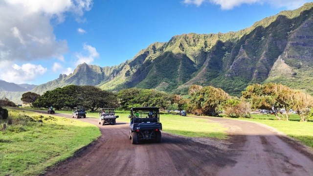 Pemandangan Kualoa, Hawaii (Foto: Instagram @kevsub)