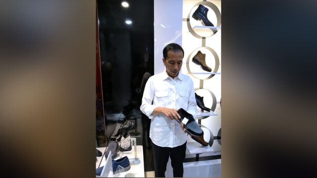 Presiden Jokowi di Mall Pontianak (Foto: Biro Pers Setpres)