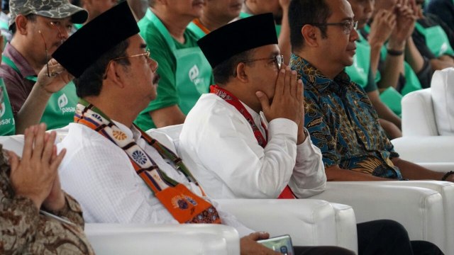 Anies meresmikan Pasar Senen Blok III. (Foto: Jamal Ramadhan/kumparan)