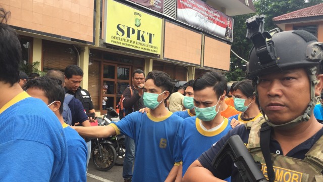 Barang bukti kejatahan 2017 di Polres Jakbar. (Foto: Mirsan Simamora/kumparan)