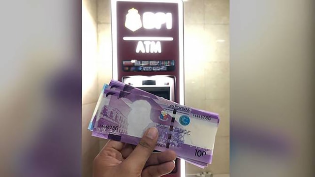 Uang Filipina salah cetak. (Foto: Facebook Earla Anne Yehey)