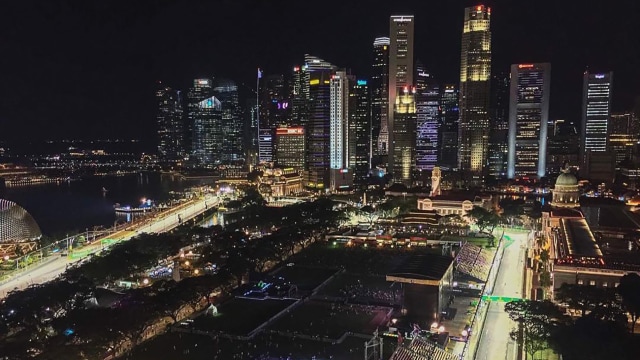 Pemandangan Singapura saat malam. (Foto: Instagram @visit_singapore)
