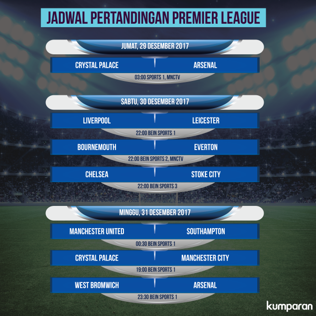 Jadwal Premier League. (Foto: Sabryna Putri Muviola/kumparan)