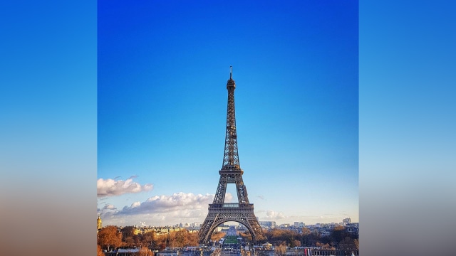 Menara Eiffel, salah satu landmark negara Prancis. (Foto: Instagram @island_hopperr)