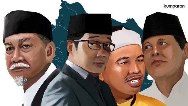 Kandidat Pilgub Jabar 2018 (Foto: Faisal Nu'man/kumparan)