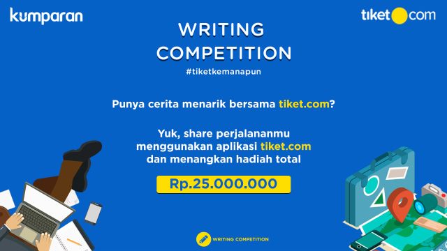 com-tiket.com Writing Competition (Foto: Thinkstock)