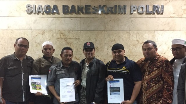 Ade Armando di laporkan ke Bareskrim Polri (Foto:  Paulina Herasmaranindar/kumparan)